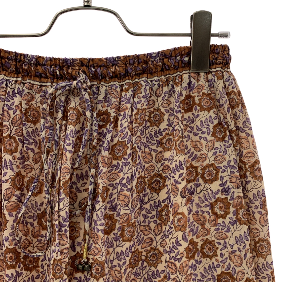 Deuxieme Classe / ドゥーズィエムクラス LONG SKIRT フラワープリント ティアード イージーロングスカート