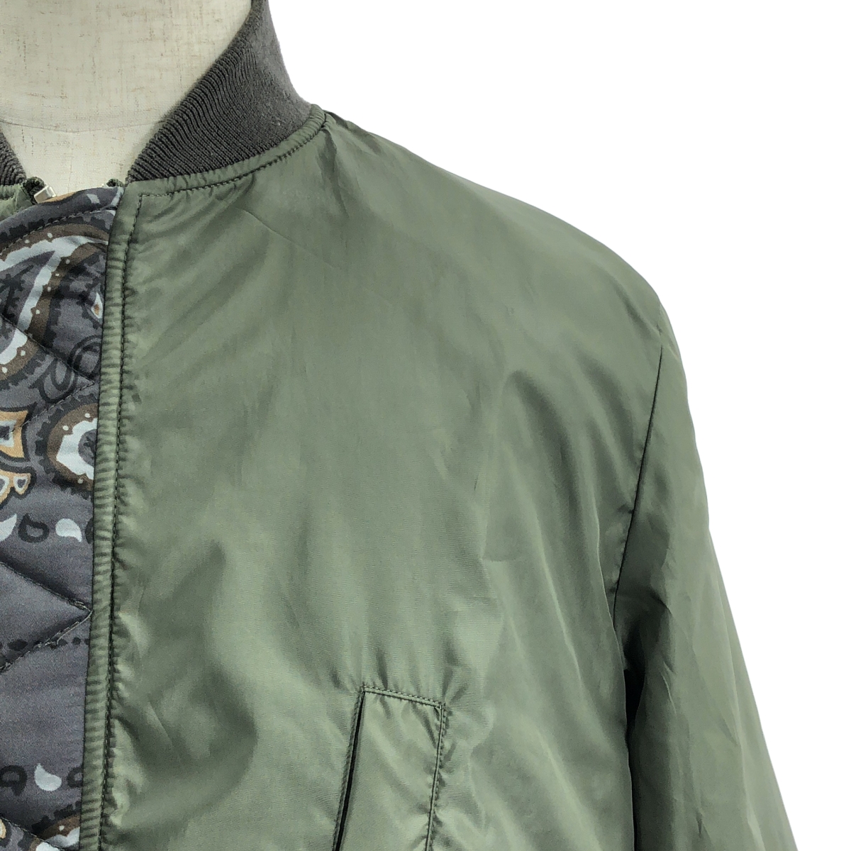 sacai / サカイ Bandana Blouson MA-1 / 総柄 フライトジャケット ボンバー ブルゾン