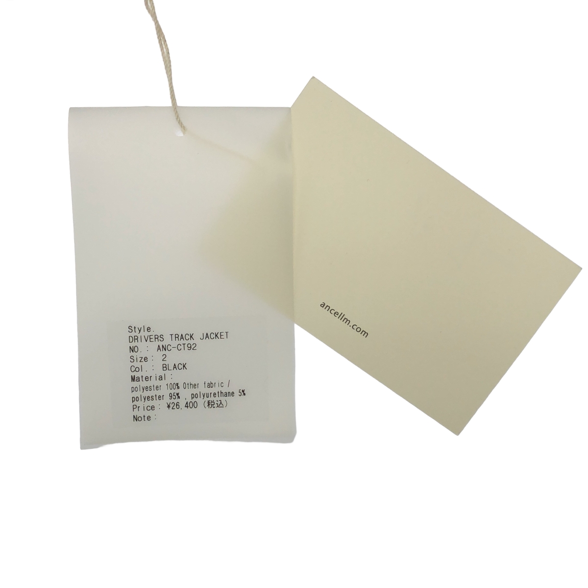 ANCELLM / アンセルム DRIVERS TRACK JACKET / オーバー ジャージ トラックジャケット