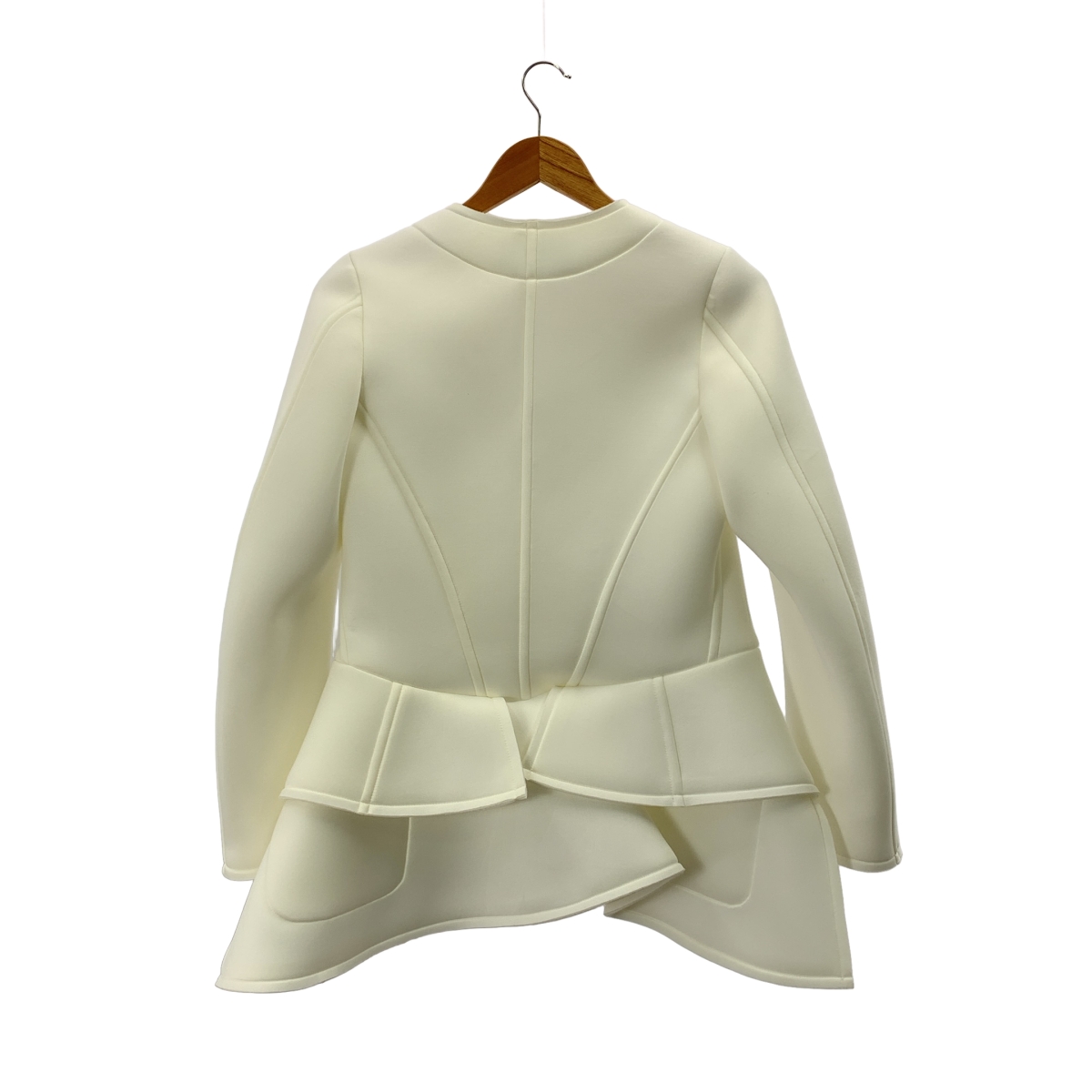 COMME des GARCONS / コムデギャルソン ノーカラー カットオフ ボリュームジャケット