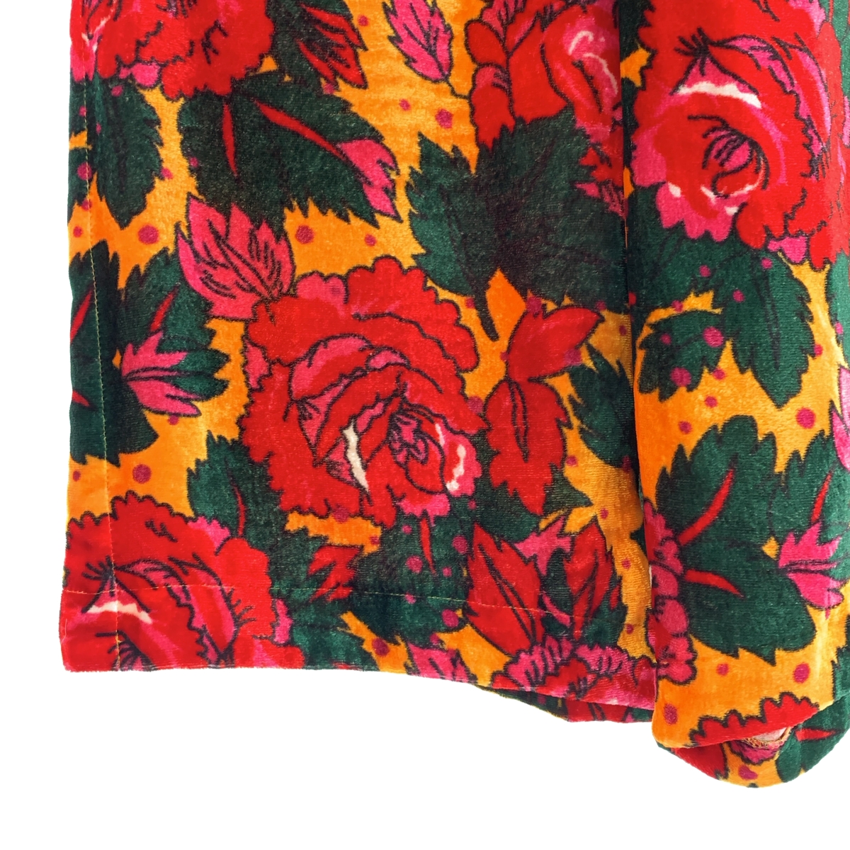 COMME des GARCONS / コムデギャルソン フローラル ベロア ワイドパンツ