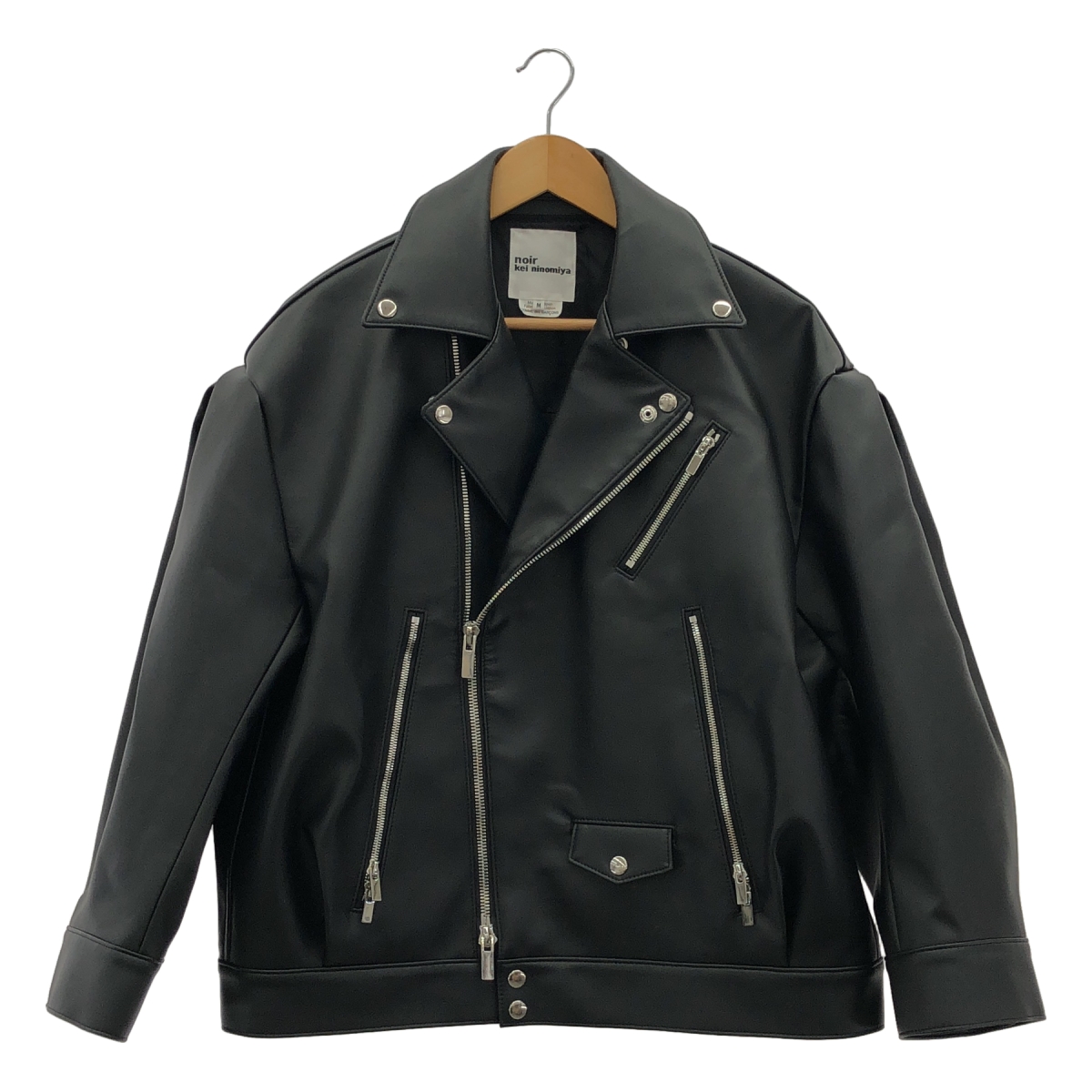美品！ノワールケイニノミヤ　リバーシブルジャケット noir kei ninomiya 2021AW リバーシブルのバルーンブルゾンが