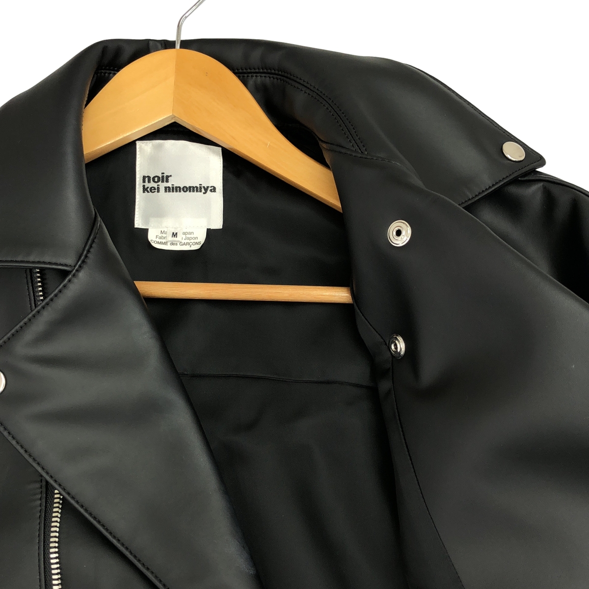 noir kei ninomiya / ノワールケイニノミヤ オーバーサイズ ライダース ジャケット