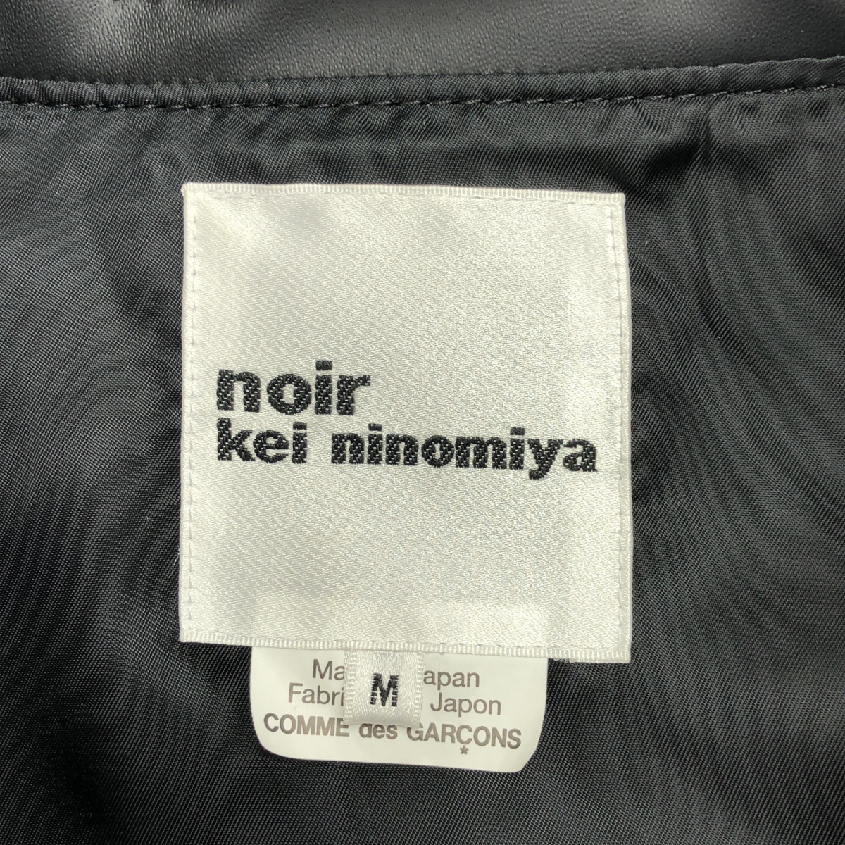 noir kei ninomiya / ノワールケイニノミヤ オーバーサイズ ライダース ジャケット