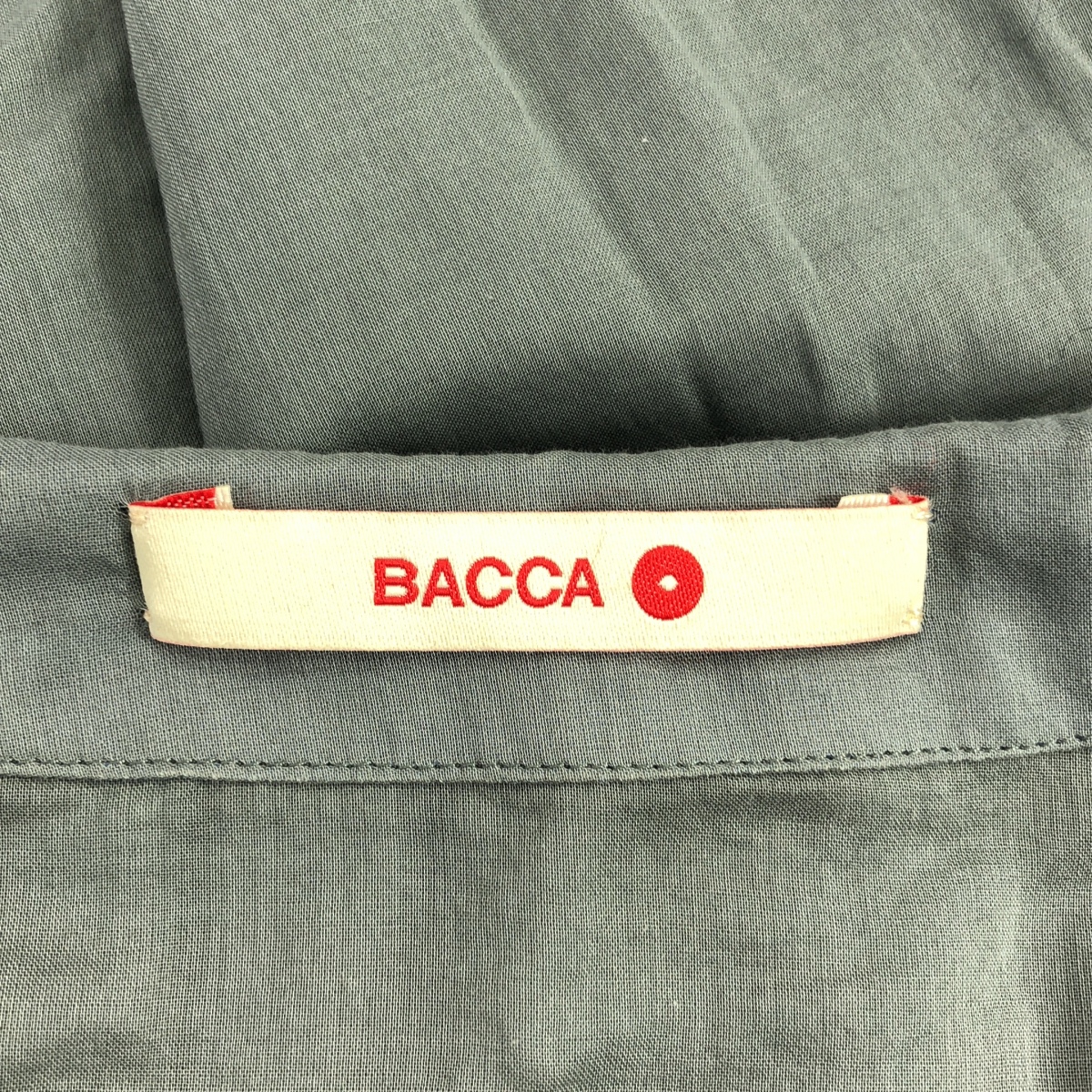 その他 コットンボイル ラッフルカラーシャツ