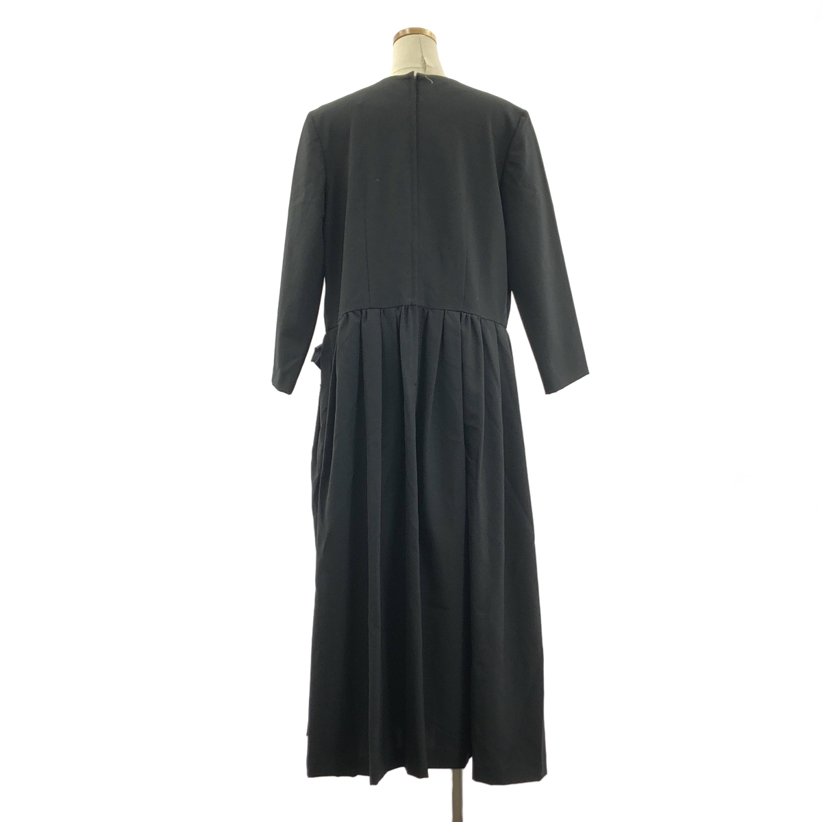 COMME des GARCONS COMME des GARCONS / コムコム ウール 立体 リボン 装飾 プルオーバーワンピース