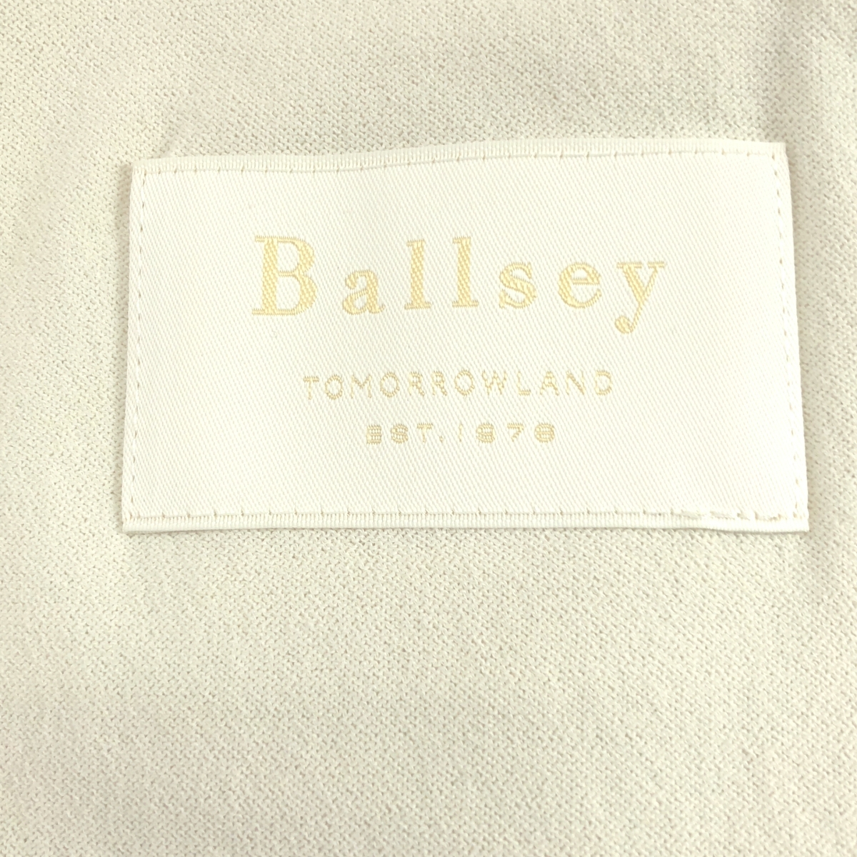 Tomorrowland BALLSEY / トゥモローランドボールジー アセテート スリット ロング カーディガン コーディガン