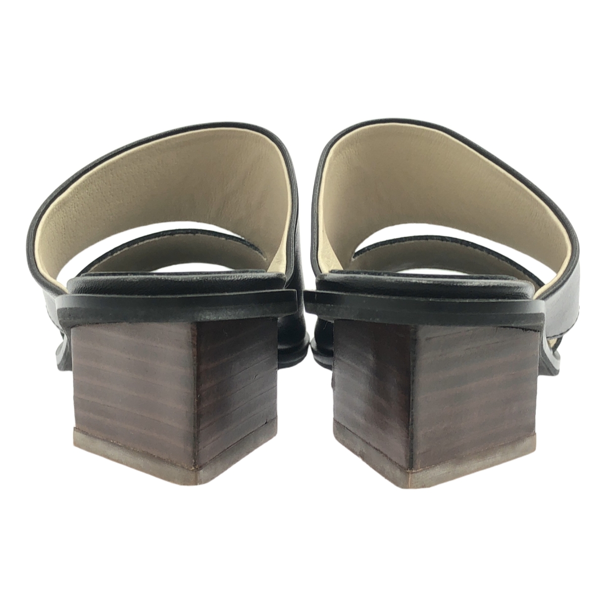 その他 TRIANGLE MULES レザー トライアングル ミュール サンダル