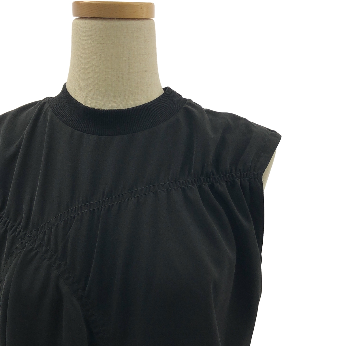 MANOF / マノフ CIRCLE SHIRRING ONE PIECE シャーリング ワンピース