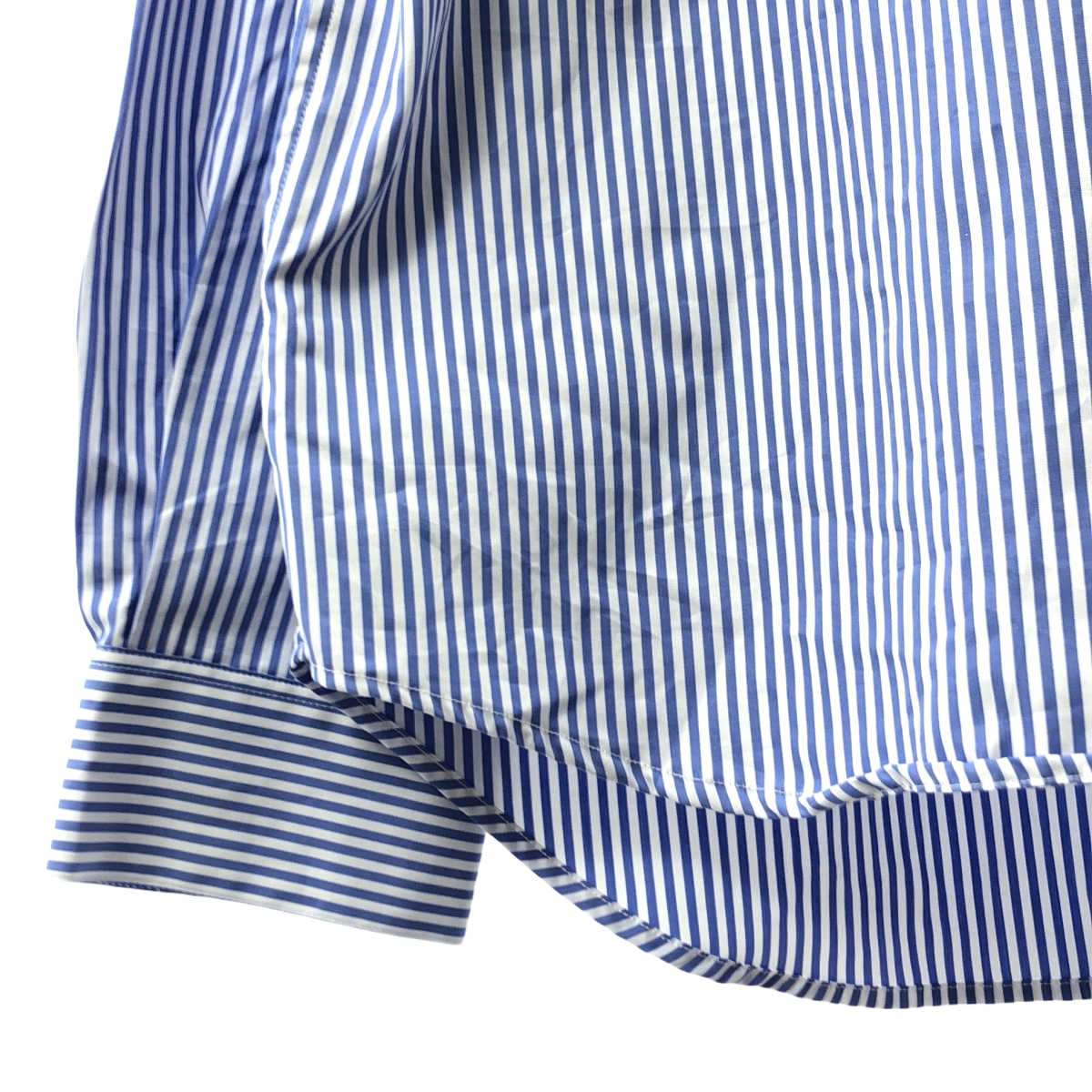 reception / レセプション RECEPTION WOLF ストライプ ロングスリーブ コットン シャツ