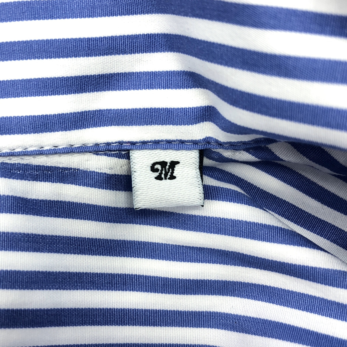 reception / レセプション RECEPTION WOLF ストライプ ロングスリーブ コットン シャツ