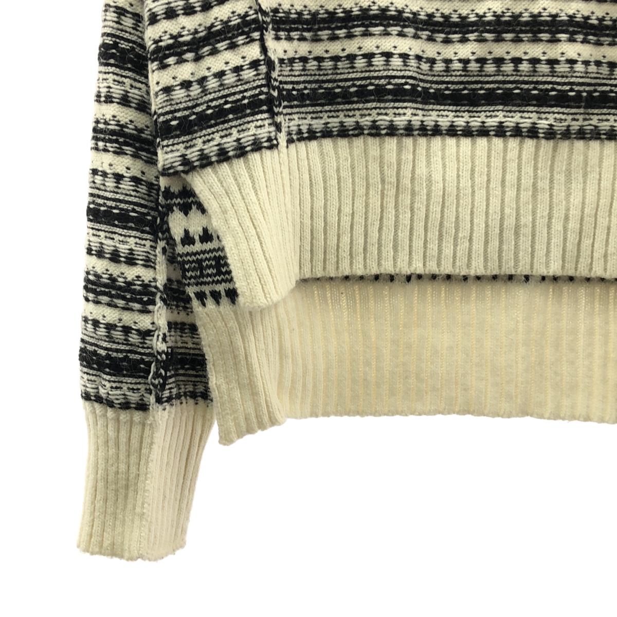 MM6 Maison Margiela / エムエムシックスメゾンマルジェラ INSIDE OUT / REVERSED アルパカ混 インサイドアウト ニット