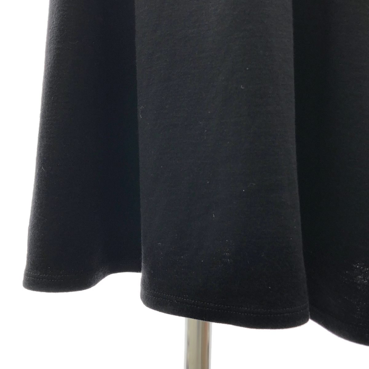 BORDERS at BALCONY / ボーダーズアットバルコニー JERSEY MAXI DRESS ウール エルボーパッチ ワンピース