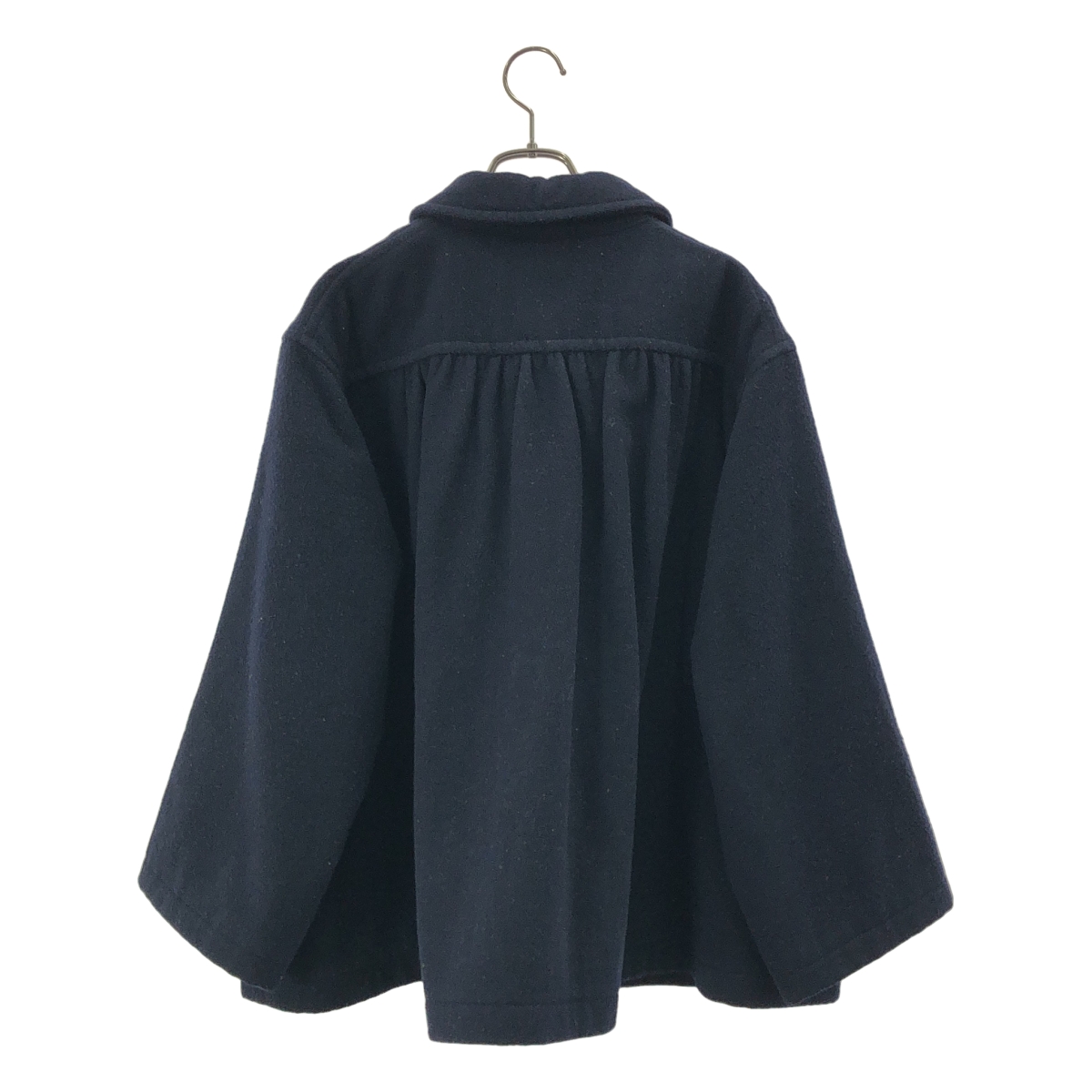 DANTON / ダントン SINGLE WOOL PILE GATHERED SHORT COAT / ウール ショートコート