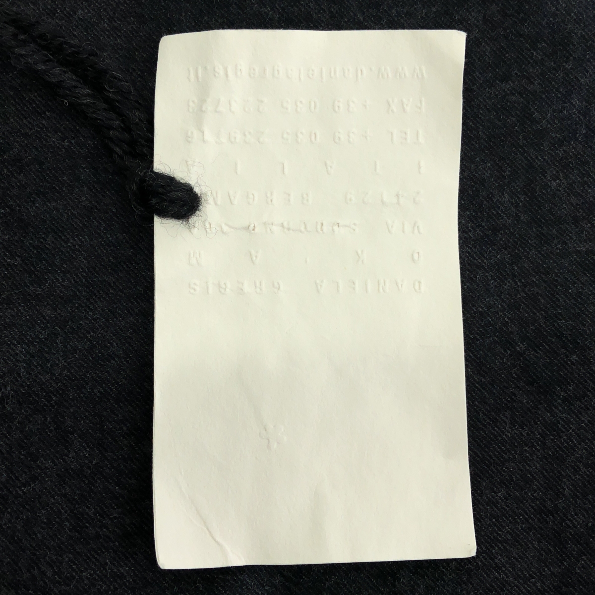 DANIELA GREGIS / ダニエラグレジス コットン フリル カラー オーバー ブラウス