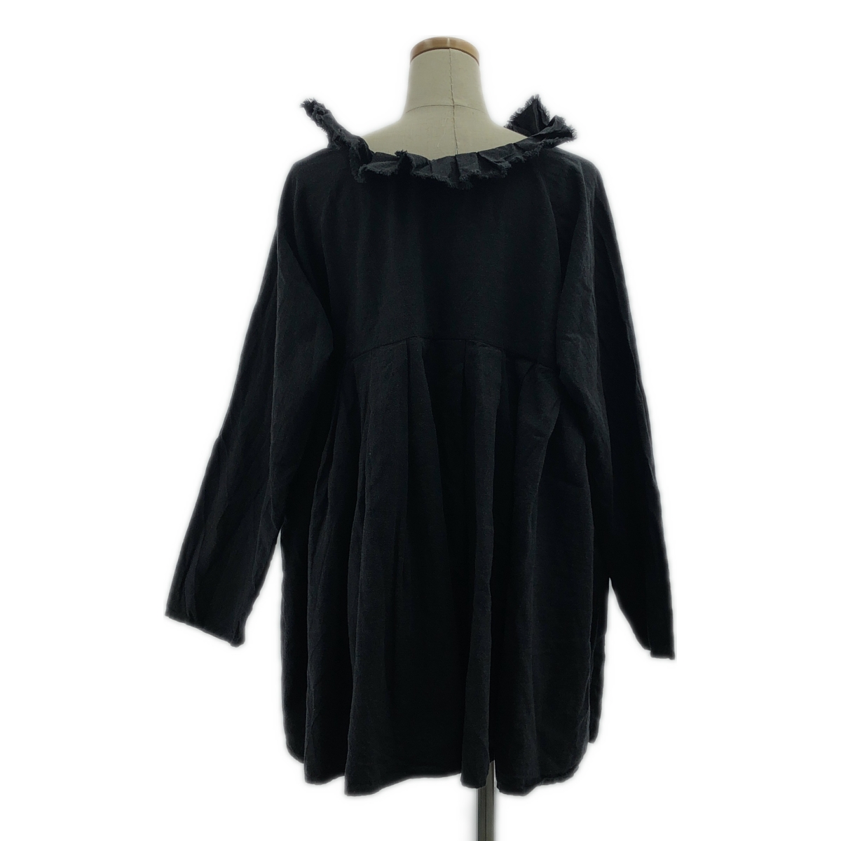 DANIELA GREGIS / ダニエラグレジス コットン フリル カラー オーバー ブラウス