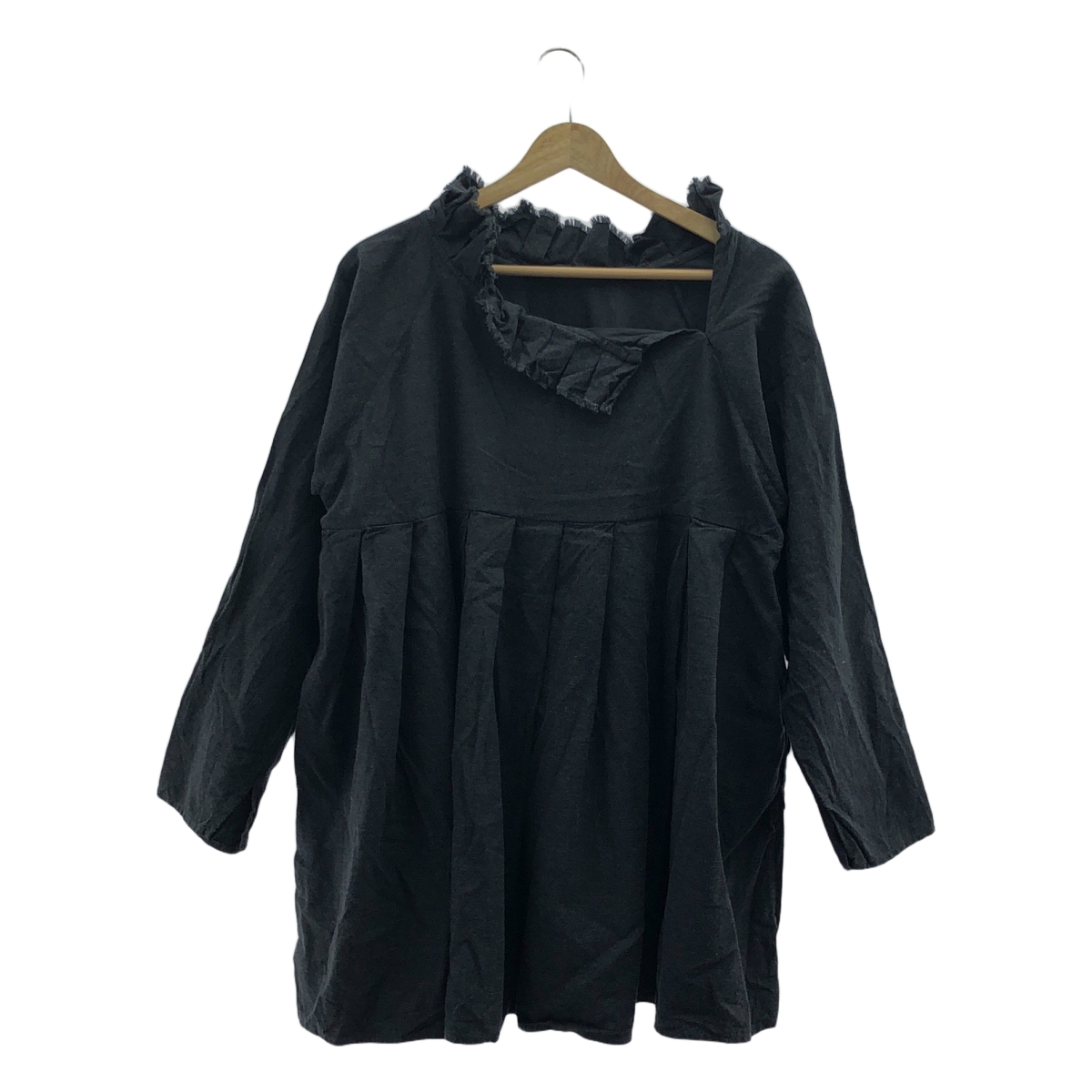 DANIELA GREGIS / ダニエラグレジス コットン フリル カラー オーバー ブラウス