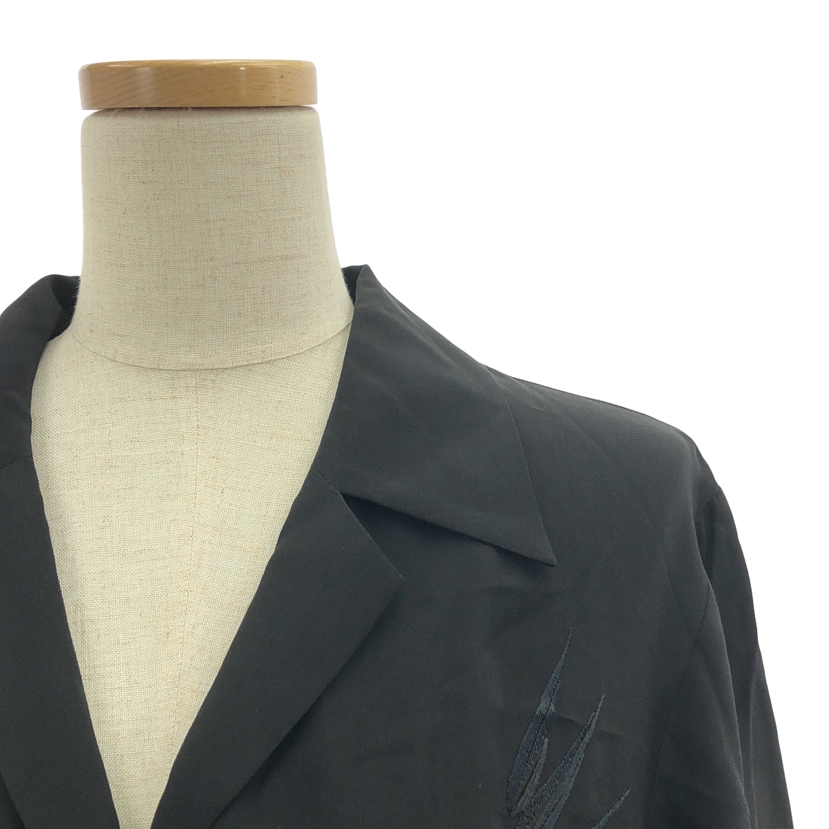 Mame Kurogouchi / マメクロゴウチ Silk Cupra Floral Embroidery Open Collar Shirt / シルク エンブロイダリー オープンカラー シャツ