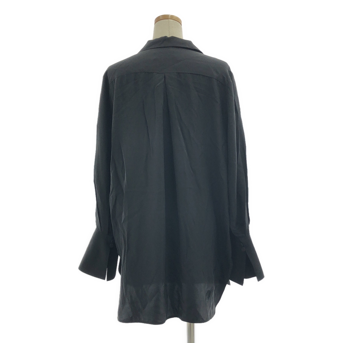 Mame Kurogouchi / マメクロゴウチ Silk Cupra Floral Embroidery Open Collar Shirt / シルク エンブロイダリー オープンカラー シャツ