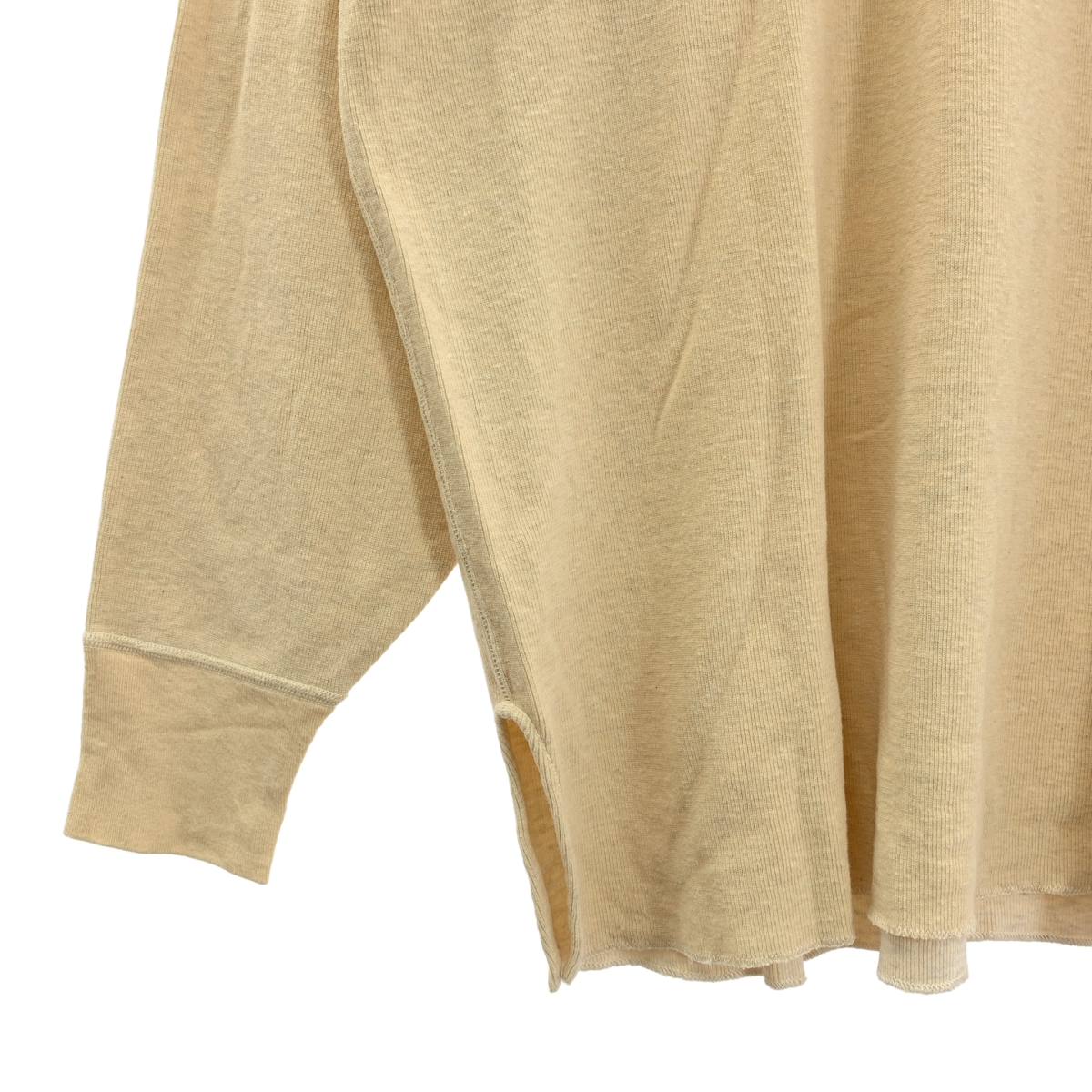 その他 UNDER01 コットン モックネック ロングスリーブカットソー