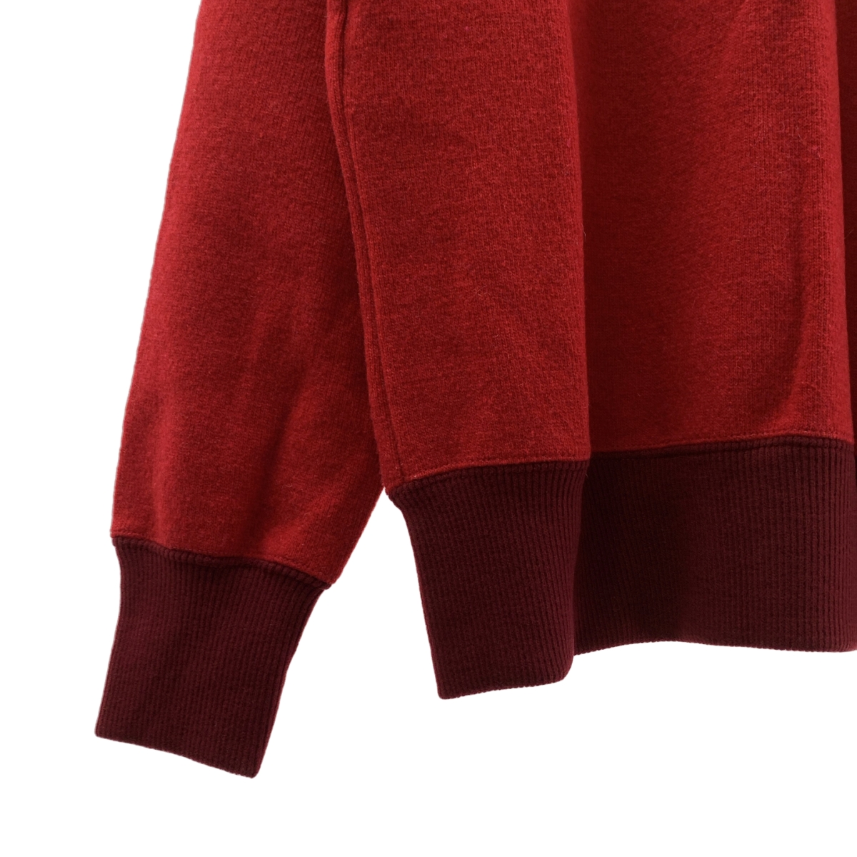 tao COMME des GARCONS / タオコムデギャルソン ウール バイカラー ラグランスリーブ ニット