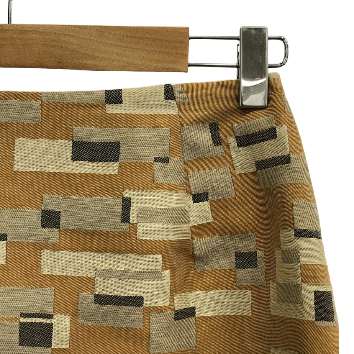 nooy / ヌーイ ジャガード サイドジップ スカート