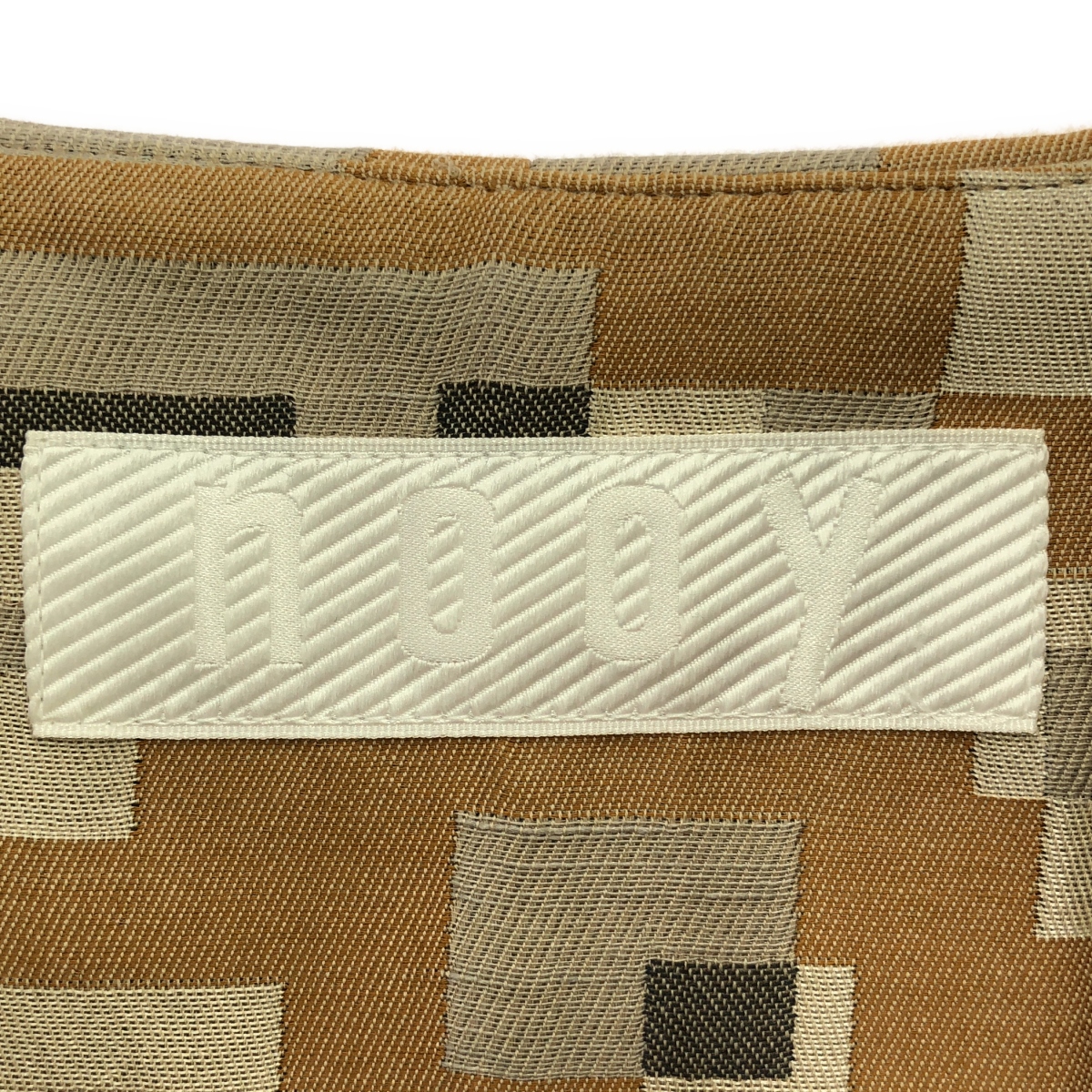 nooy / ヌーイ ジャガード サイドジップ スカート