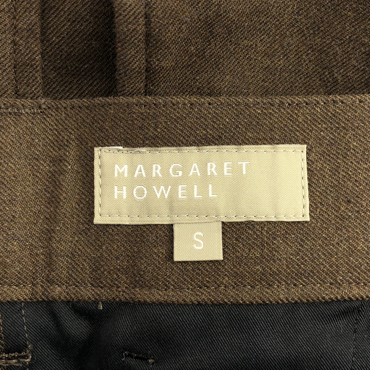 MARGARET HOWELL / マーガレットハウエル タック スラックス パンツ