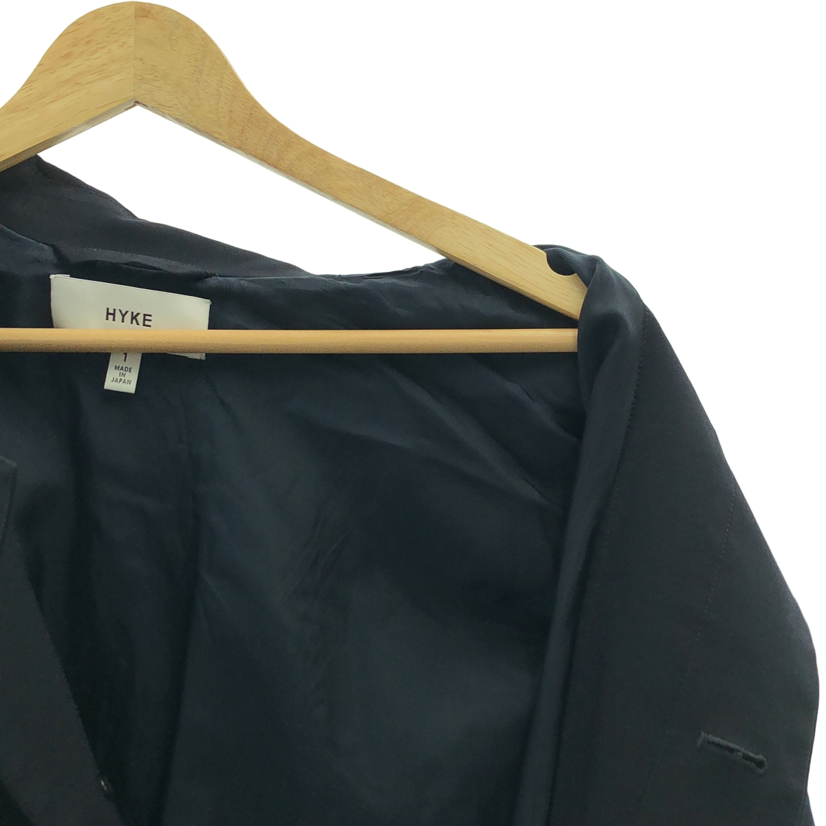 HYKE / ハイク ウール ロング トレンチ コート