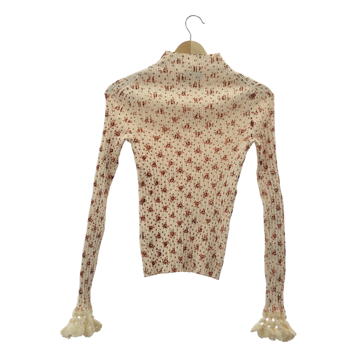 sea New York / シーニューヨーク リブ プリント 異素材 ハイネック トップス