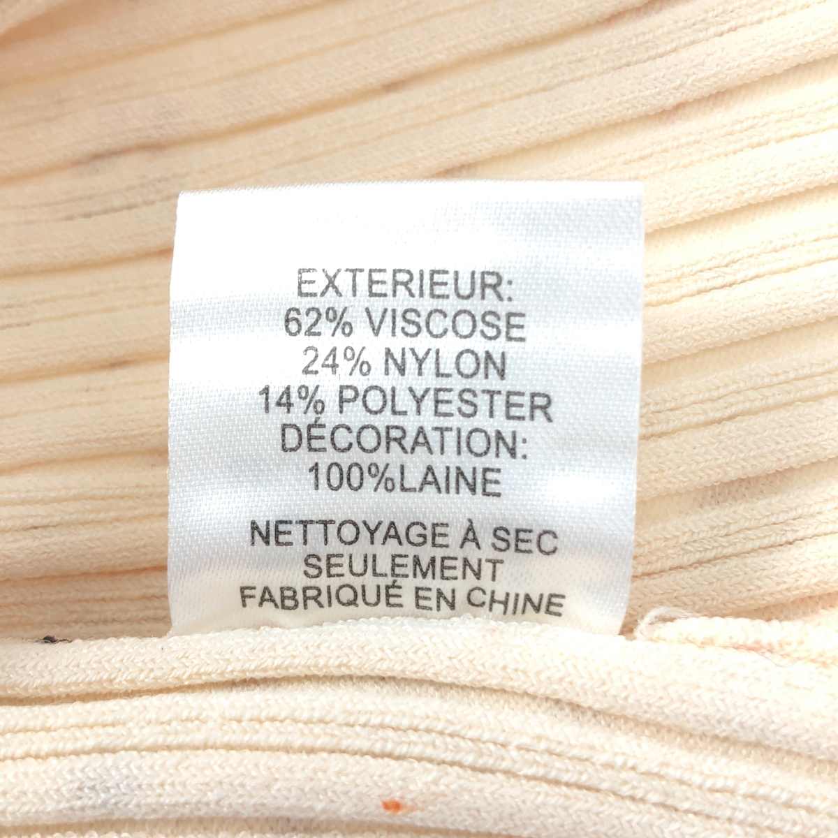 sea New York / シーニューヨーク リブ プリント 異素材 ハイネック トップス