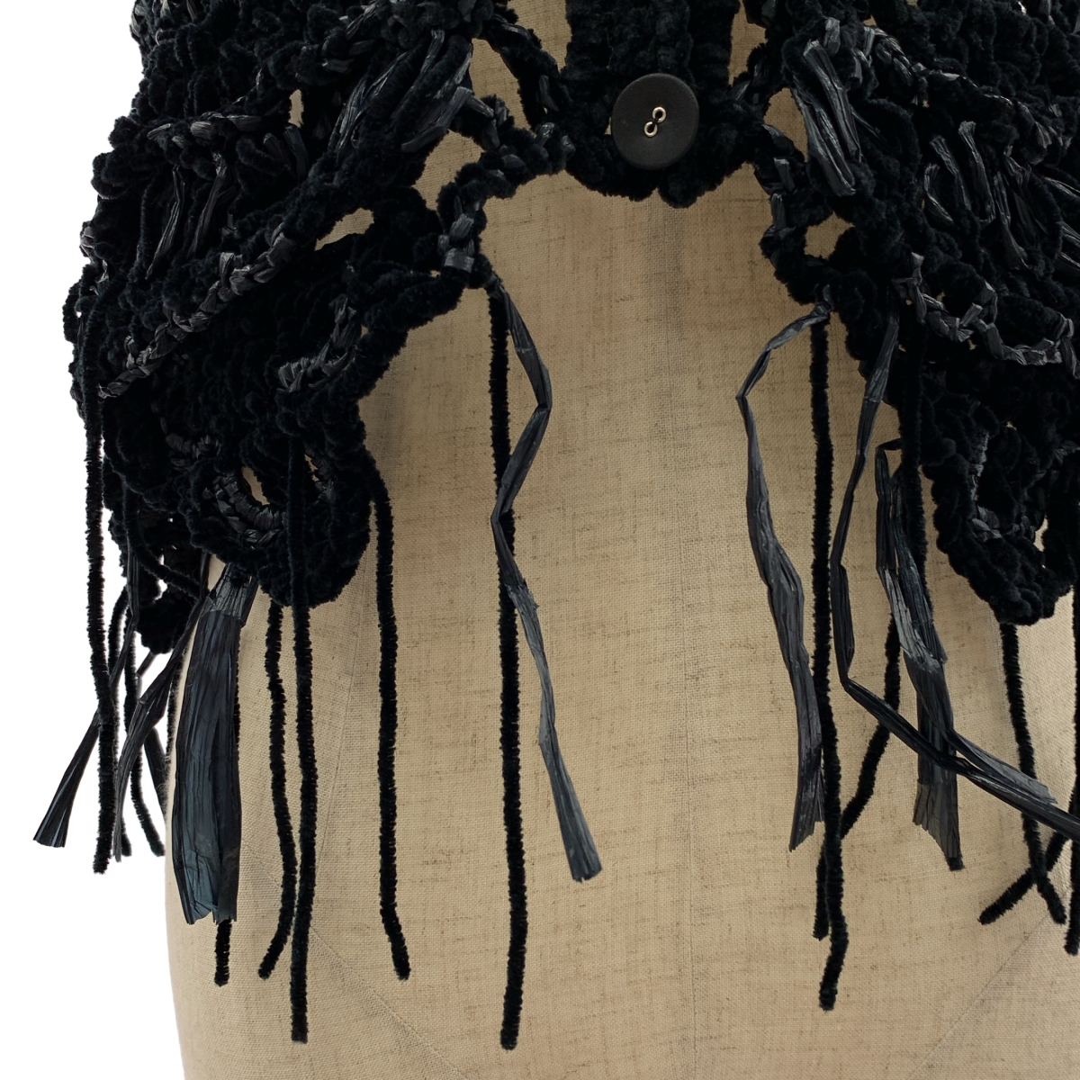 その他 編み込み フリンジ ビスチェ