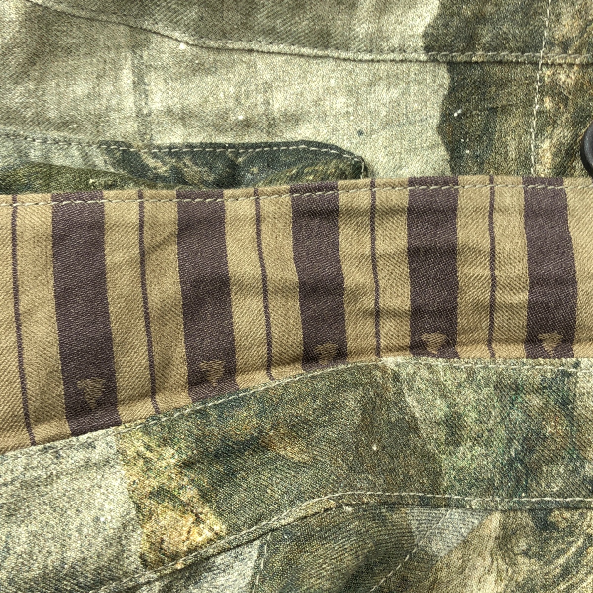 ziggy chen / ジギーチェン Digital Print Shirt Jacket / 総柄 オーバー ジャケット