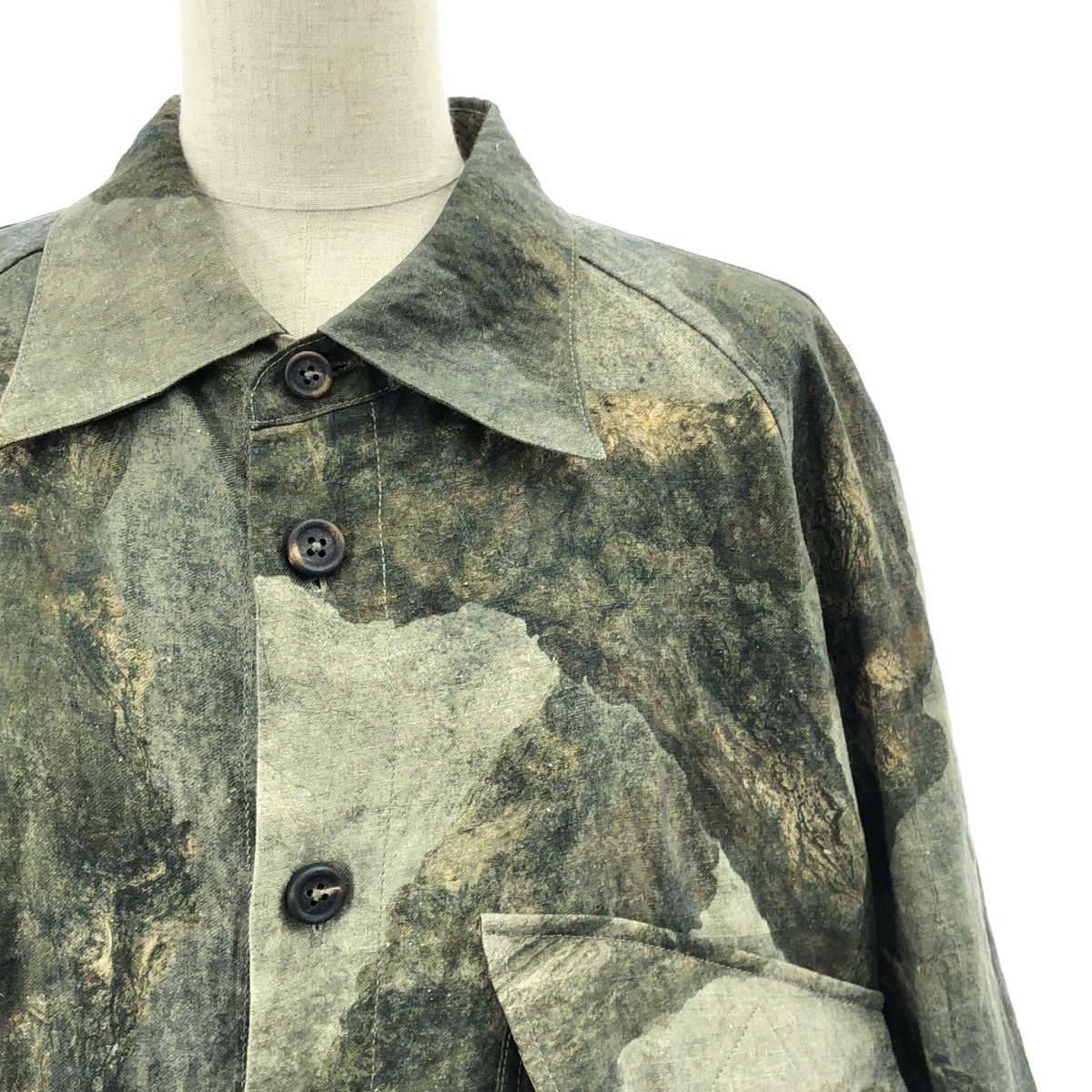 ziggy chen / ジギーチェン Digital Print Shirt Jacket / 総柄 オーバー ジャケット