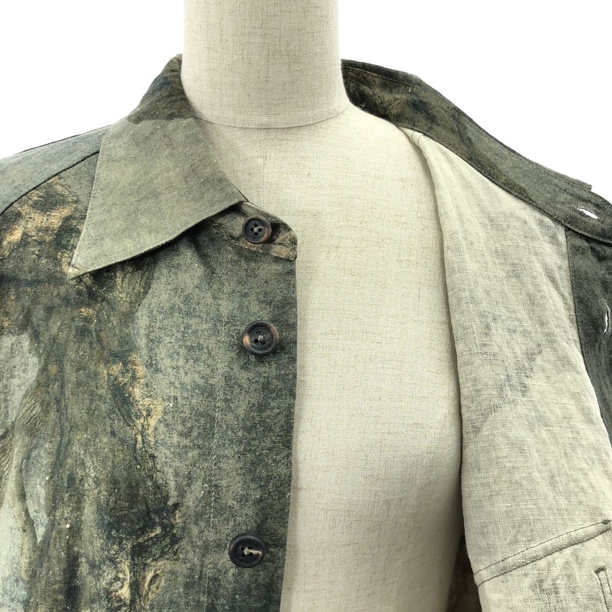 ziggy chen / ジギーチェン Digital Print Shirt Jacket / 総柄 オーバー ジャケット