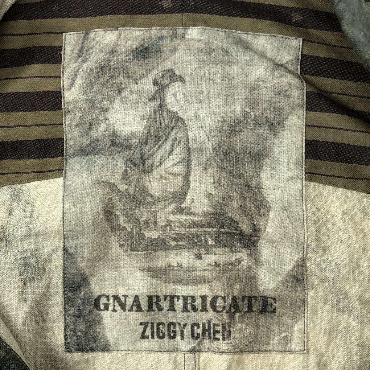 ziggy chen / ジギーチェン Digital Print Shirt Jacket / 総柄 オーバー ジャケット