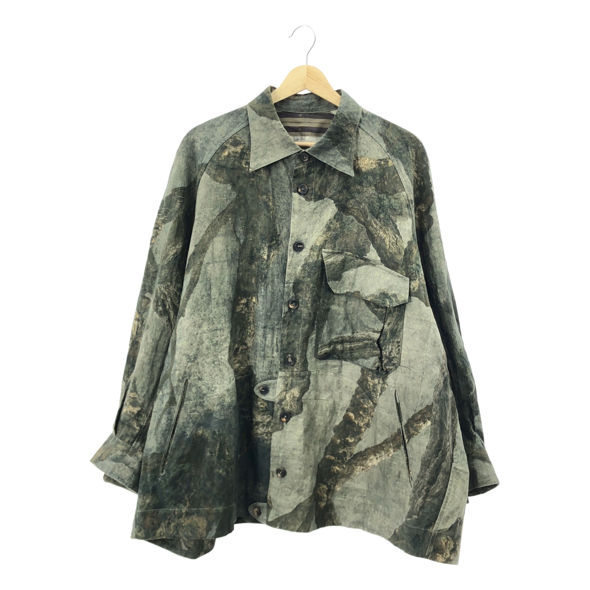 ziggy chen / ジギーチェン Digital Print Shirt Jacket / 総柄 オーバー ジャケット
