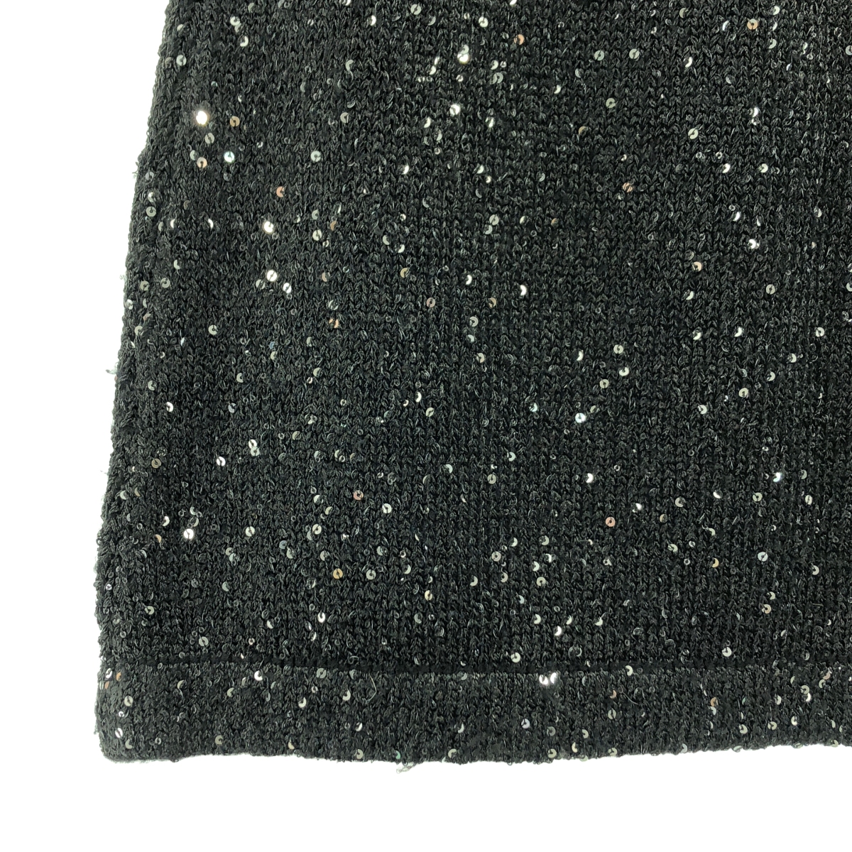 その他 JEWEL スパンコール装飾 ニット ミニスカート
