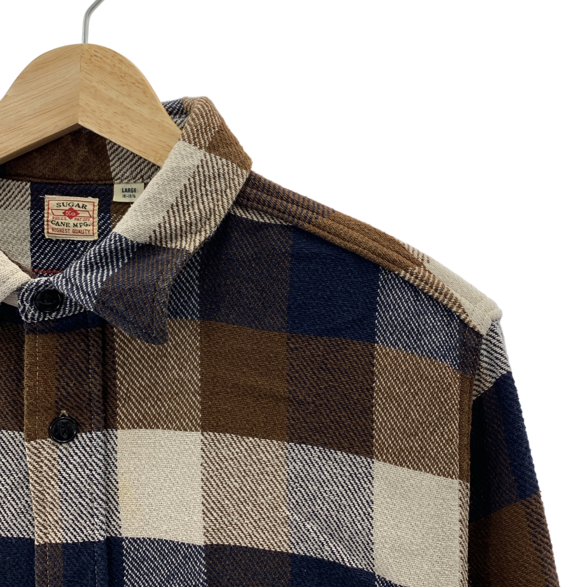 SUGAR CANE / シュガーケーン SOFT TWILL WORK SHIRT / コットン チェック フランネル ワークシャツ