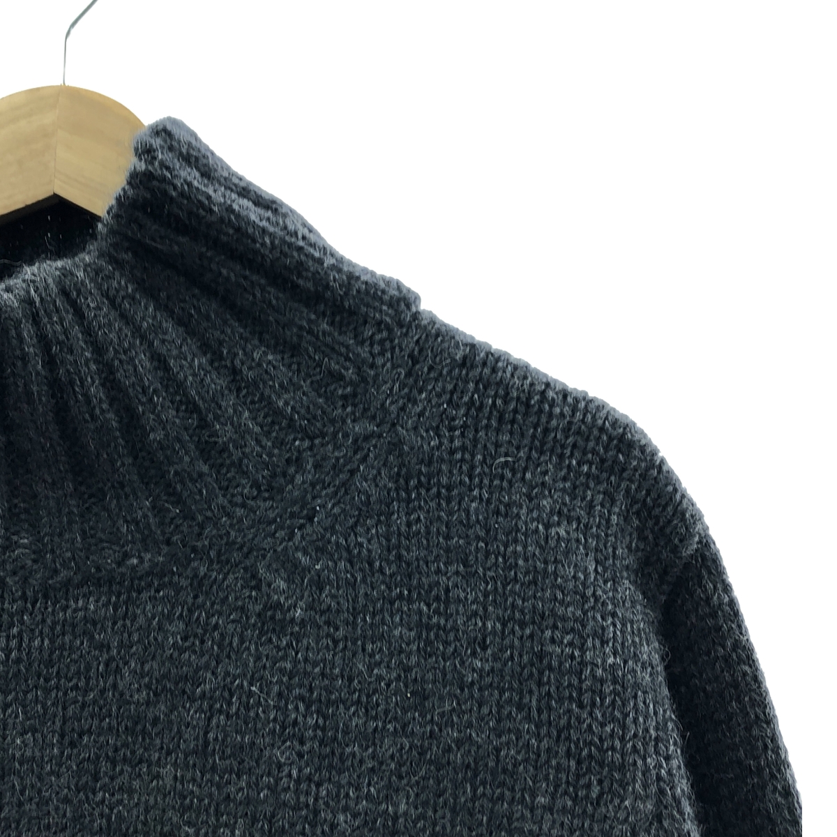 MHL. / エムエイチエルマーガレットハウエル ウール ミドルゲージ ハイネック ニット