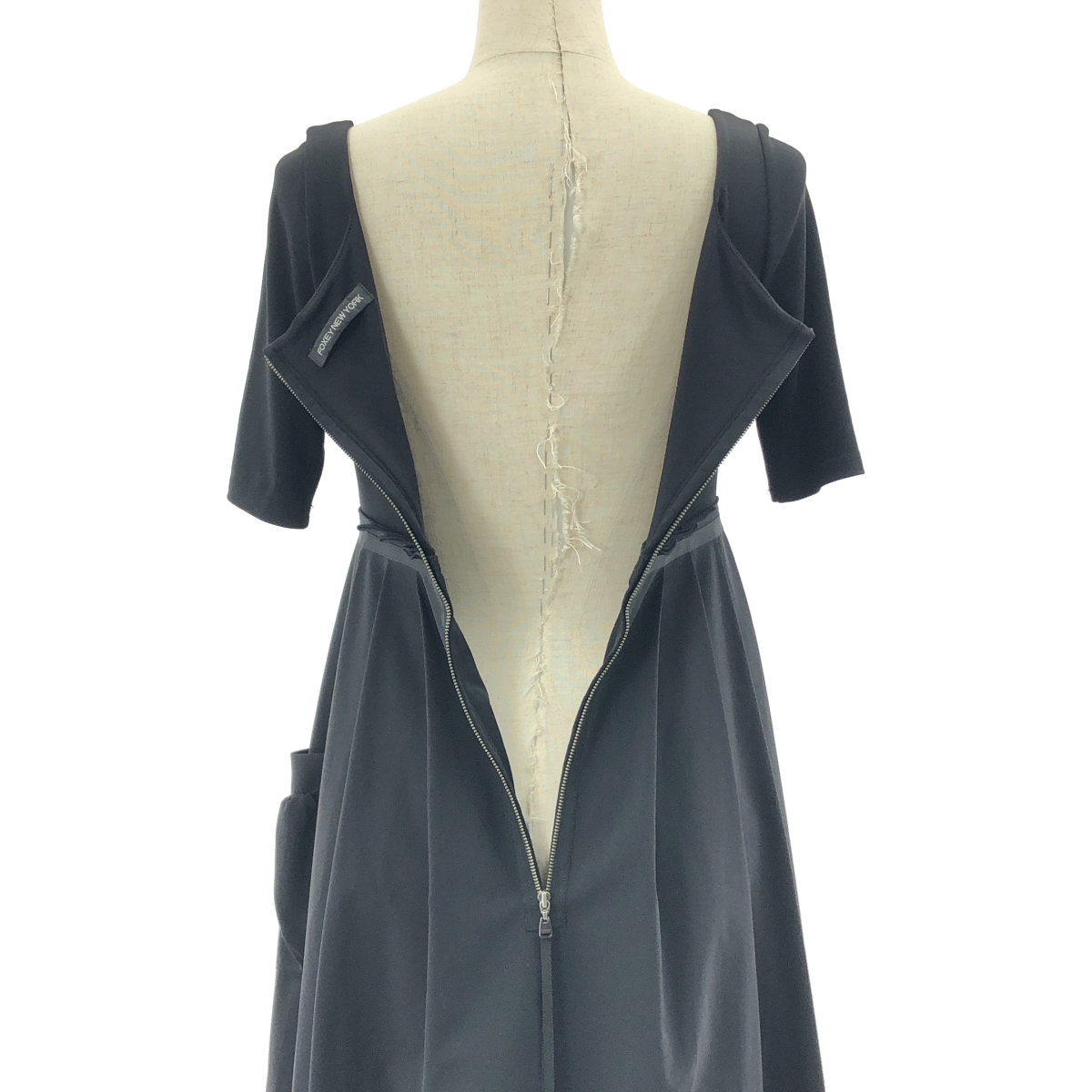 FOXEY NEW YORK / フォクシーニューヨーク スクエアネック フレアタック ショートスリーブワンピース