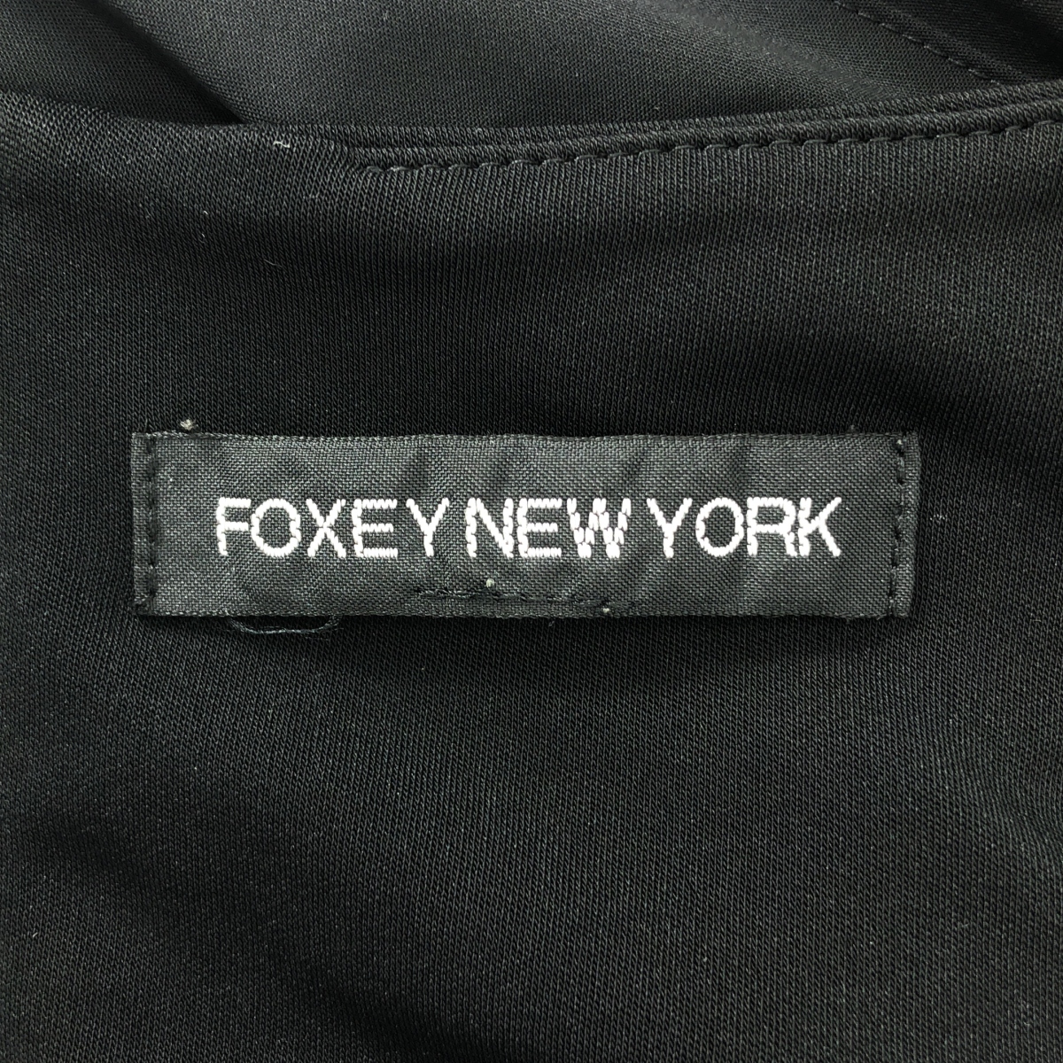 FOXEY NEW YORK / フォクシーニューヨーク スクエアネック フレアタック ショートスリーブワンピース