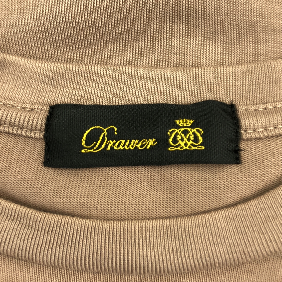 Drawer / ドゥロワー コットン天竺ノースリーブロングプルオーバー ワンピース