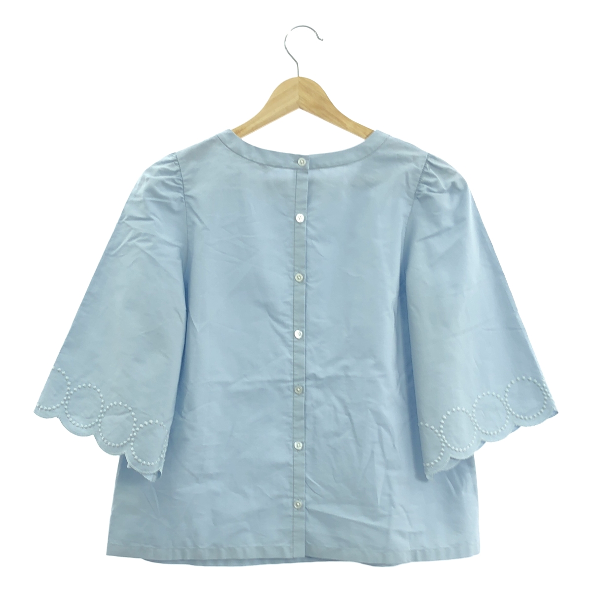 mina perhonen / ミナペルホネン tambourine タンバリン フレアスリーブブラウス