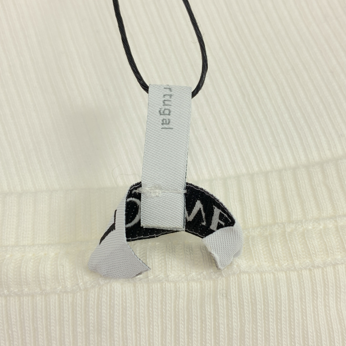 LOEWE / ロエベ Anagram アナグラム コットン リブ タンクトップ