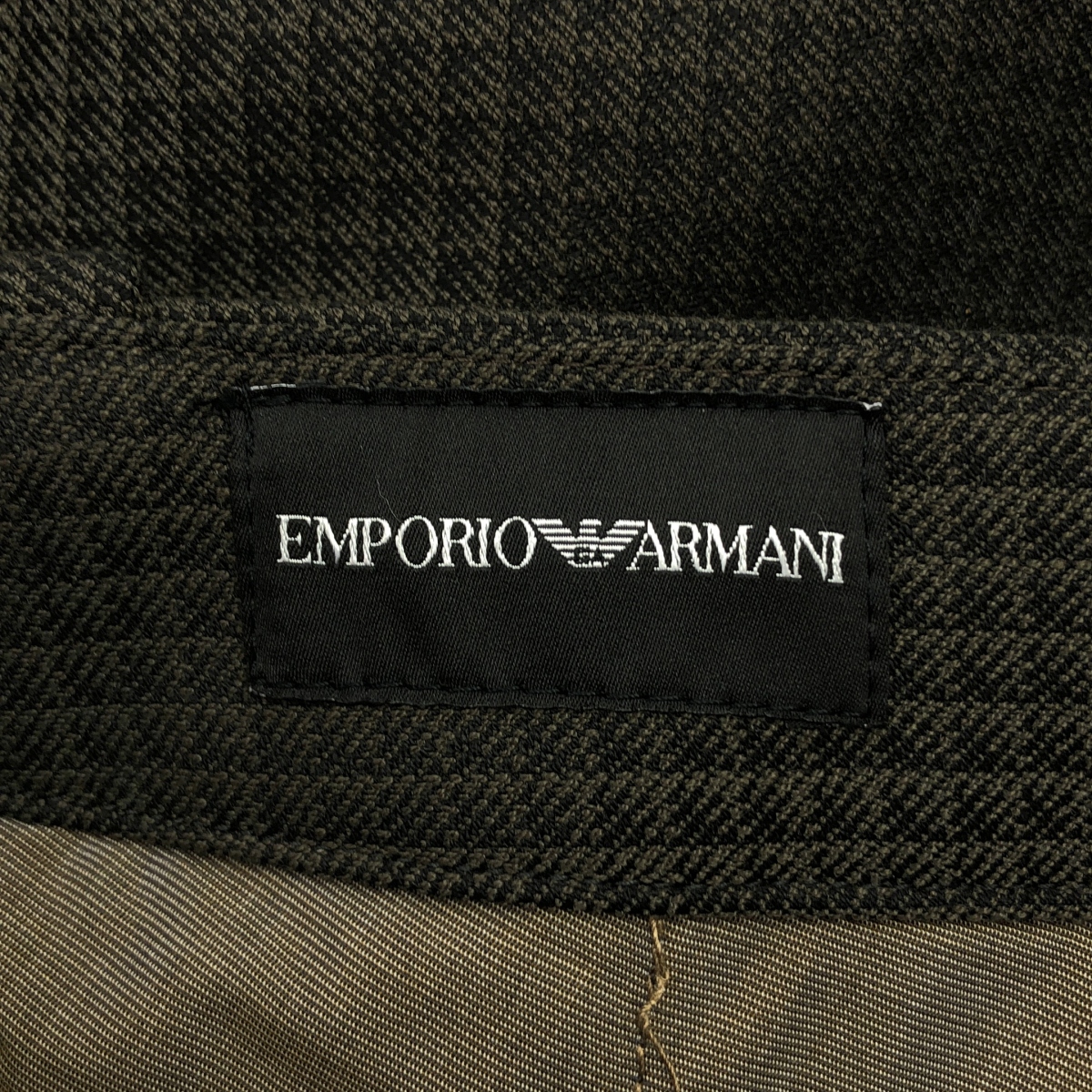 EMPORIO ARMANI / エンポリオアルマーニ チェック テーパード スラックス