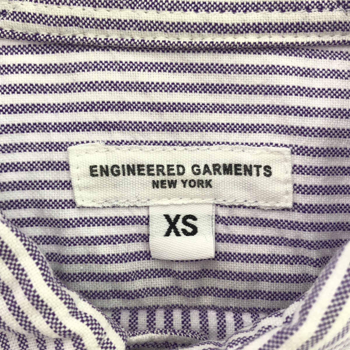 Engineered Garments / エンジニアドガーメンツ × BEAMS PLUS USA製 19th Button Down Shirt ストライプ シャツ