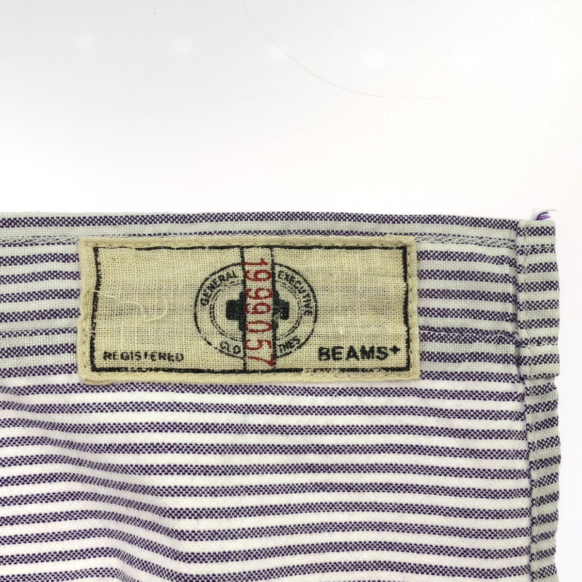 Engineered Garments / エンジニアドガーメンツ × BEAMS PLUS USA製 19th Button Down Shirt ストライプ シャツ