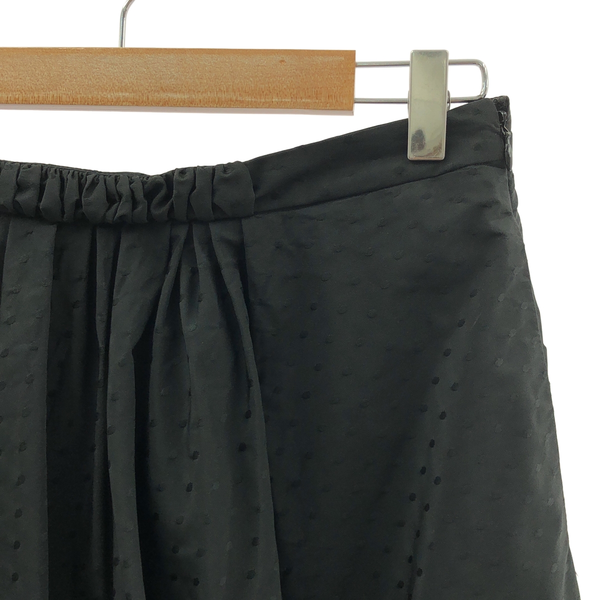 MOSCHINO / モスキーノ ギャザー ボリューム サイドジップ スカート