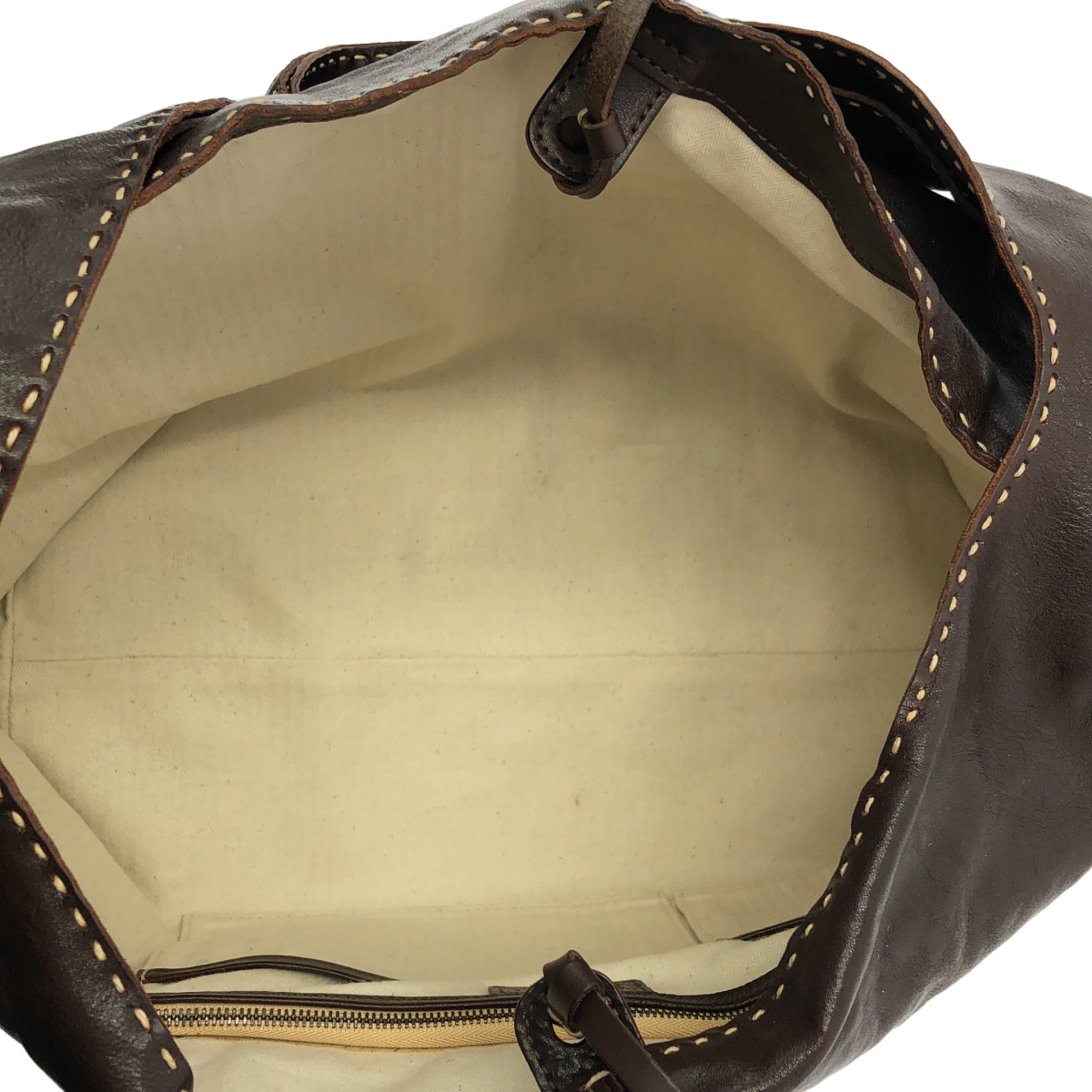 genten / ゲンテン レザー ステッチ ワンショルダーバッグ